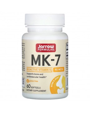 Jarrow Formulas, MK-7, 90 мкг, 60 капсул